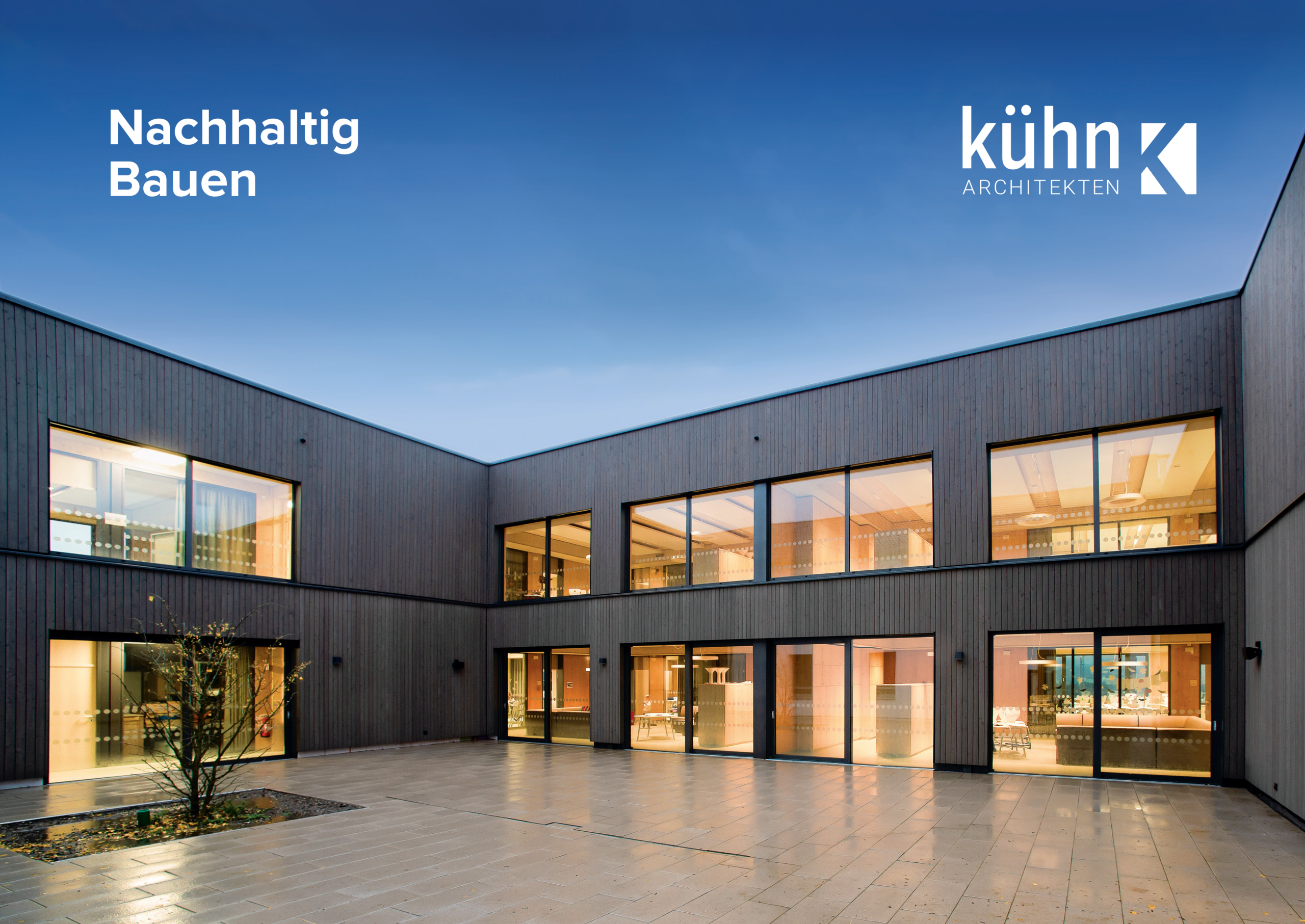 Flyer Nachhaltig Bauen 2024/2025 – Kühn Architekten