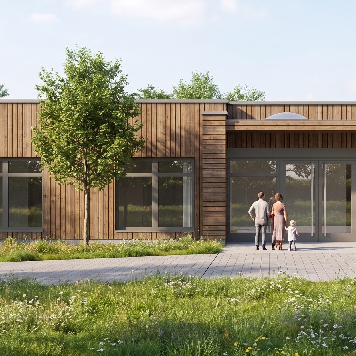 Inklusive Kita Neunkirchen – Neubau EG 40 PV Wärmepumpe